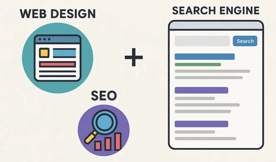 better web design gives you edge in SEO, thus improving your website ranking